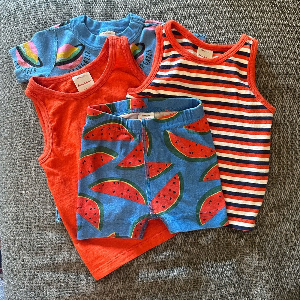 Hanna Andersson PJ Tank Top Lot Size 2T